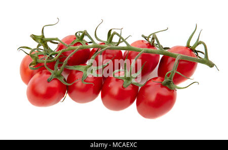 'Fantastica' tomate cerise, Körsbärstomat (Solanum lycopersicum var. cerasiforme) Banque D'Images