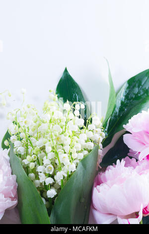 Lilas, pivoines et roses Lilly de la pr. Banque D'Images