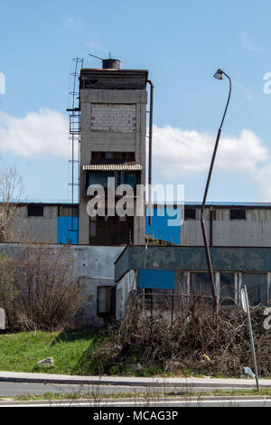 Photo d'une ancienne usine. Banque D'Images