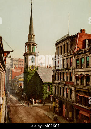 Ancienne église du Sud (ancienne église du Sud correctement à Boston ; construit en 1874) est une église de la United Church of Christ in Boston, Massachusetts, United States. Son bâtiment actuel a été conçu dans le style néo-gothique par Charles Amos Cummings et Willard T. Sears, achevée en 1873, et amplifié par les architectes Allen et Collens 1935 ?1937. L'église, qui a été construit sur des terres nouvellement rempli dans la section Back Bay de Boston, est situé à 645 Boylston Street sur Copley Square. C'est le foyer de l'une des plus anciennes communautés religieuses dans l'United States .Il est également connu sous le nom de nouveau Vieux Sud Banque D'Images