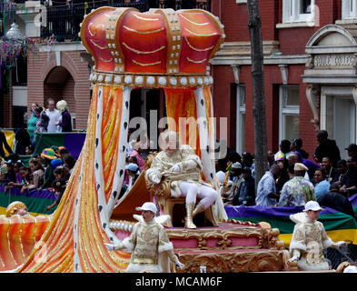 Mardi Gras Roi Parade Banque D'Images