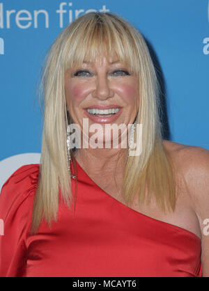 Beverly Hills, Californie, États-Unis. 14 avril 2018. Suzanne Somers. 7e Ball biennal UNICEF tenu au Beverly Wilshire four Seasons Hotel. Crédit photo : PMA/AdMedia Banque D'Images
