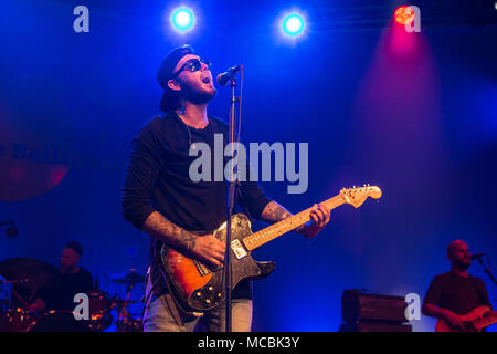 Le chanteur britannique, musicien, rappeur et vainqueur du casting show The X Factor 2012 live au Blue Balls Festival de Lucerne Banque D'Images