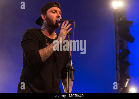 Le chanteur britannique, musicien, rappeur et vainqueur du casting show The X Factor 2012 live au Blue Balls Festival de Lucerne Banque D'Images