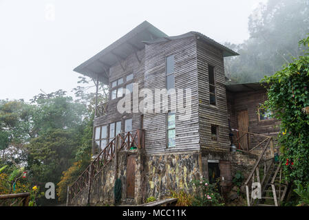 El Dorado Lodge, un éco-lodge dans les montagnes de la Sierra Nevada de Santa Marta. La Colombie, l'Amérique du Sud. Banque D'Images