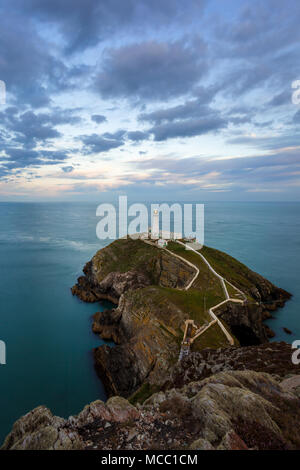 Phare de South Stack, Anglesey Banque D'Images