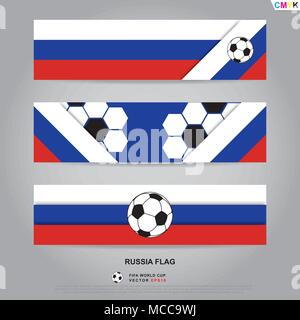 Template de flags banner, brochure, flyer et carte bon pour modèle d'en-tête, bandeaux web, foot ball flags design. Illustration vecteur EPS10 CMJN. Illustration de Vecteur