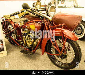 Indian Motorcycle, Zagreb Auto Show Banque D'Images
