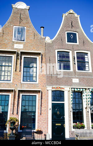 Architecture historique à Blokzijl, Overijssel, Pays-Bas. Banque D'Images