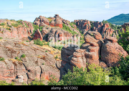 Rock formations in Belogradchik (Bulgarie) Banque D'Images