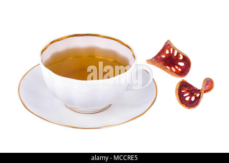 Plateau matum en blanc cup. Studio Photo Banque D'Images