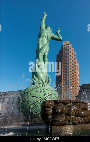 Fontaine de Vie Éternelle Cleveland Ohio Banque D'Images