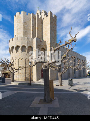 Église presbytérienne de Saintes Maries de la Mer - Camargue - France Banque D'Images