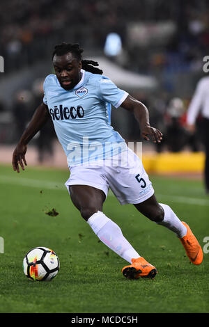 Rome, Italie. Apr 16, 2018. Un Football-Serie-Lazio vs Roma -Rome 15-Apr-2018 Dans l'image Lulaku01 Jordanie Photo Photographe indépendant : Crédit Photo Agency/Alamy Live News Banque D'Images