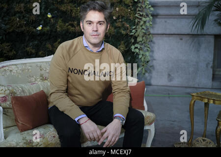 Jorge Vazquez assiste à l'ouverture de 1001 mariages à la galerie en verre dans Cibeles Palace comprend : Jorge Vazquez Où : Madrid, Espagne Quand : 16 Mar 2018 Crédit : Oscar Gonzalez/WENN.com Banque D'Images