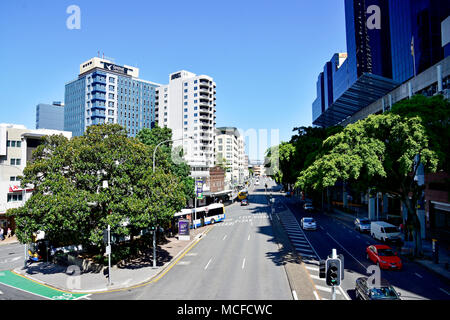 La jolie ville animée DE BRISBANE, AUSTRALIE Banque D'Images