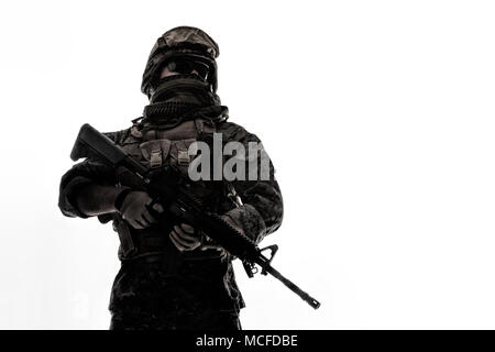 Soldat de l'US Marine Banque D'Images