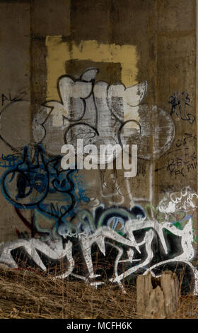Les graffitis et Tags Banque D'Images