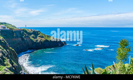 Vue panoramique sur la côte de Tenerife, près de Puerto de la Cruz, Îles Canaries Banque D'Images