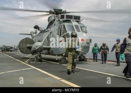 Westland Sea King Mk 7 ASaC Banque D'Images