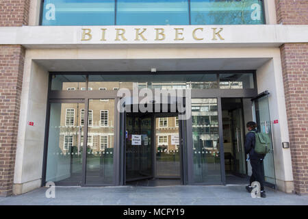 Birkbeck College, Malet Street, Bloomsbury, Londres WC1, UK Banque D'Images