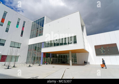 Nouveau campus de l'Emily Carr University of Art and Design qui a ouvert ses portes en 2017 sur la région de Great Northern Way Vancouver, BC, Canada Banque D'Images