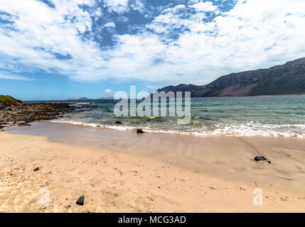 Lanzarote - Plage de Caleta de Caballo Banque D'Images