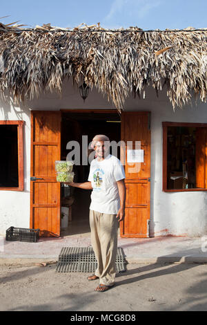 Les Isla Holbox est une île au nord de la péninsule du Yucatán MexicoÕs‡n, dans l'État de Quintana Roo Banque D'Images