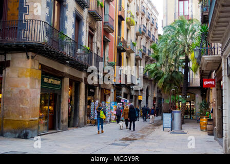 La Placeta de Montcada, El Born, La Ribera, Barcelone, Catalogne, Espagne Banque D'Images