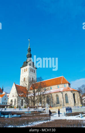 Niguliste kirik, église de Saint Nicholas, aujourd'hui musée, Vanalinn, vieille ville, Tallinn, Estonie Banque D'Images