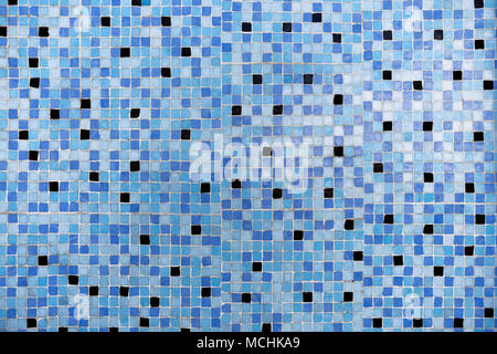 Mosaïque bleue Banque D'Images