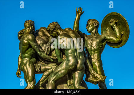 Italia Friuli Venezia Giulia TRIESTE Colle di San Giusto Monumento ai caduti della guerra di liberazione 1915 1918| Italie Friuli Venezia Giulia San Giusto Hill La Première Guerre mondiale Monument au Soldat inconnu Banque D'Images