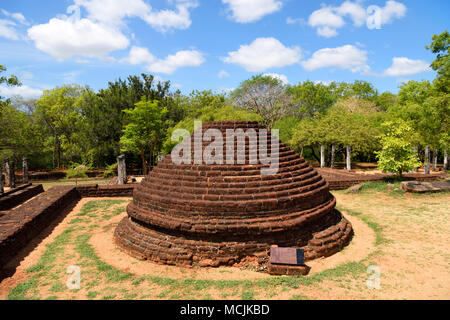 Ruines, Polonnaruwa, Sri Lanka, Banque D'Images