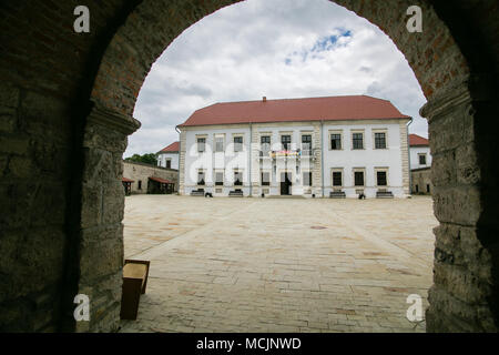 Forteresse médiévale à Zbarazh, région de Ternopil, Ukraine occidentale château construit au temps de la Pologne-lituanie Banque D'Images