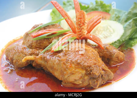 Poulet au Curry, Poulet nourriture asia food Banque D'Images