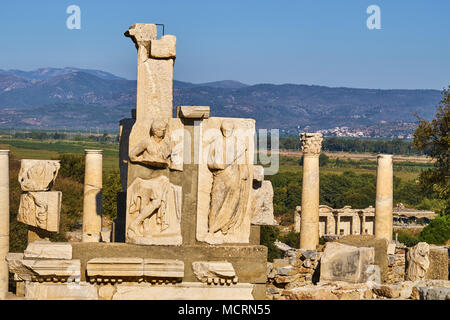 La Turquie, Izmir province, ville de Selcuk, site archéologique d'Éphèse Banque D'Images