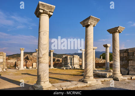 La Turquie, Izmir province, ville de Selcuk, site archéologique d'Éphèse, la Basilique Saint John Banque D'Images