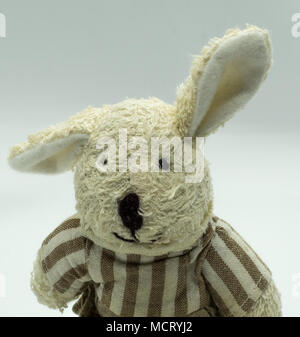 Lapin en peluche mignon Banque D'Images