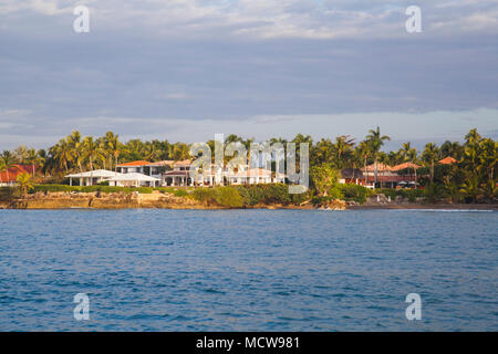 Coucher du soleil à La Romana Casa de Campo Marina de Punta Cana, République Dominicaine Banque D'Images