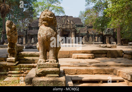 Banteay Kdei temple, temple bouddhiste du 12ème siècle, Angkor, site du patrimoine mondial de l'Asie Cambodge Banque D'Images