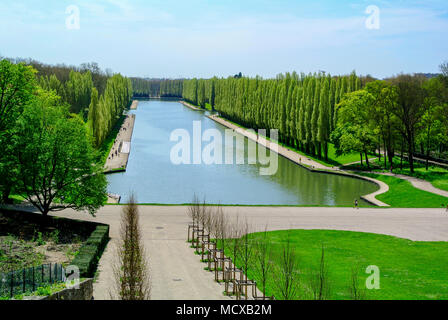 Grand Canal, parc de Sceaux, Antony, France Banque D'Images