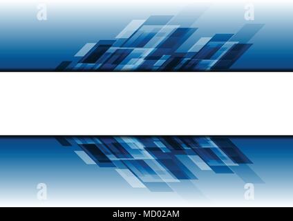 La technologie blue background vector avec des flèches Illustration de Vecteur