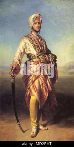 Winterhalter Franz Xavier - Maharadjah Duleep Singh Banque D'Images