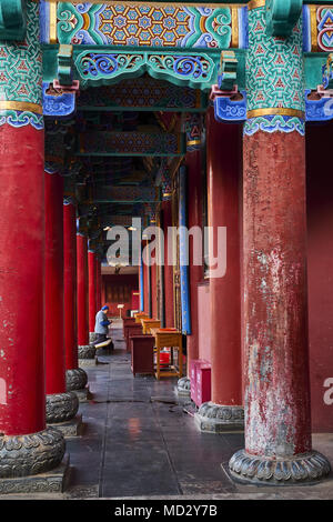 La Chine, le Yunnan, Kunming Yuantong, temple Banque D'Images