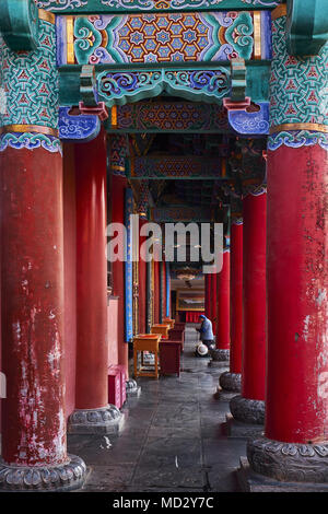 La Chine, le Yunnan, Kunming Yuantong, temple Banque D'Images