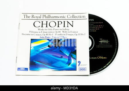 CD de musique de Chopin. Banque D'Images