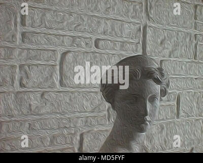 Grecque ou romaine en statue de femme Banque D'Images