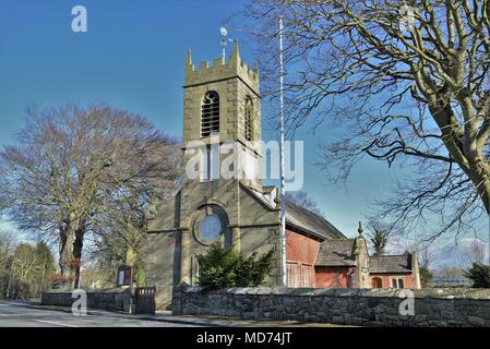Longton, Lancashire, Royaume-Uni. 20 février 2018. St Michaels church Banque D'Images