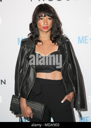 Hollywood, États-Unis. 18 avril 2018. 18 avril 2018 - West Hollywood, Californie - Monique Coleman. Fête avec un but x PacSun tenue au Peppermint Club. Crédit photo : PMA/AdMedia Banque D'Images