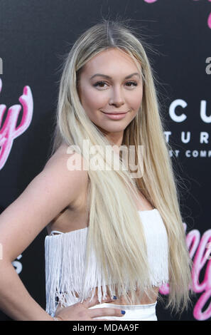 Los Angeles, CA, USA. 18 avr, 2018. Corinne Olympien, au Los Angeles Premiere de Tully au Regal Cinemas LA Live à Los Angeles, Californie le 18 avril 2018. Credit : MediaPunch Inc/Alamy Live News Banque D'Images